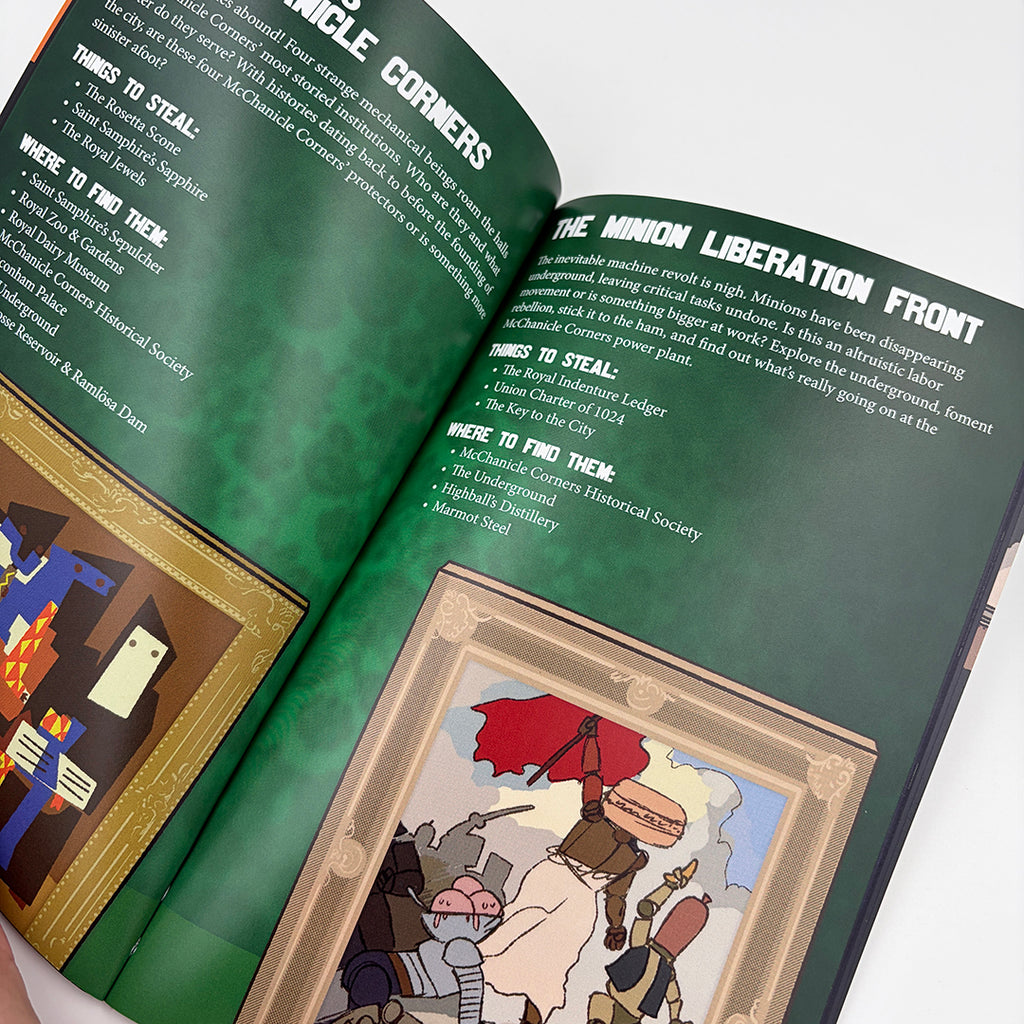 McChanicle Corners RPG: Things to Steal & Where to Find Them